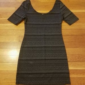 Xhilaration Fair Isle Bodycon Sweater Dress